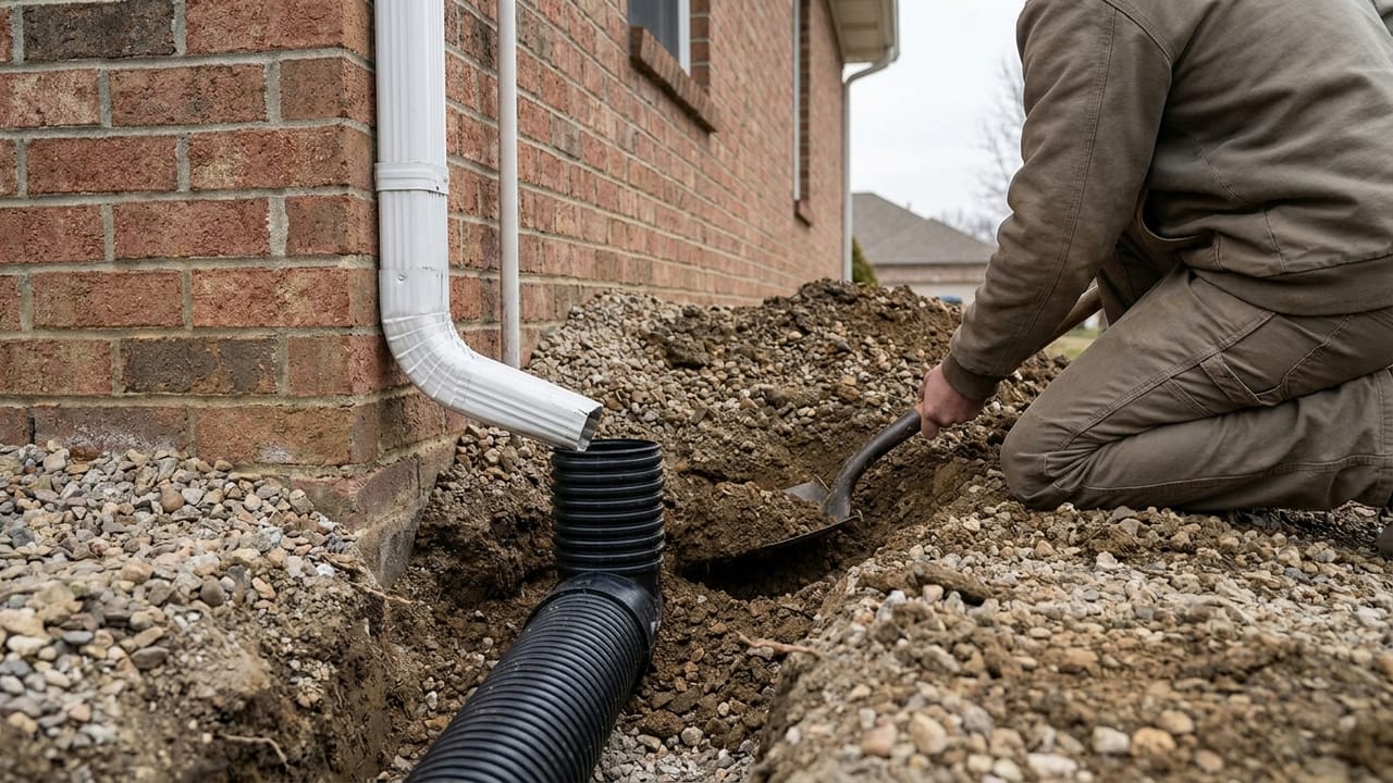 Downspout & Gutter Drainage in Nashville